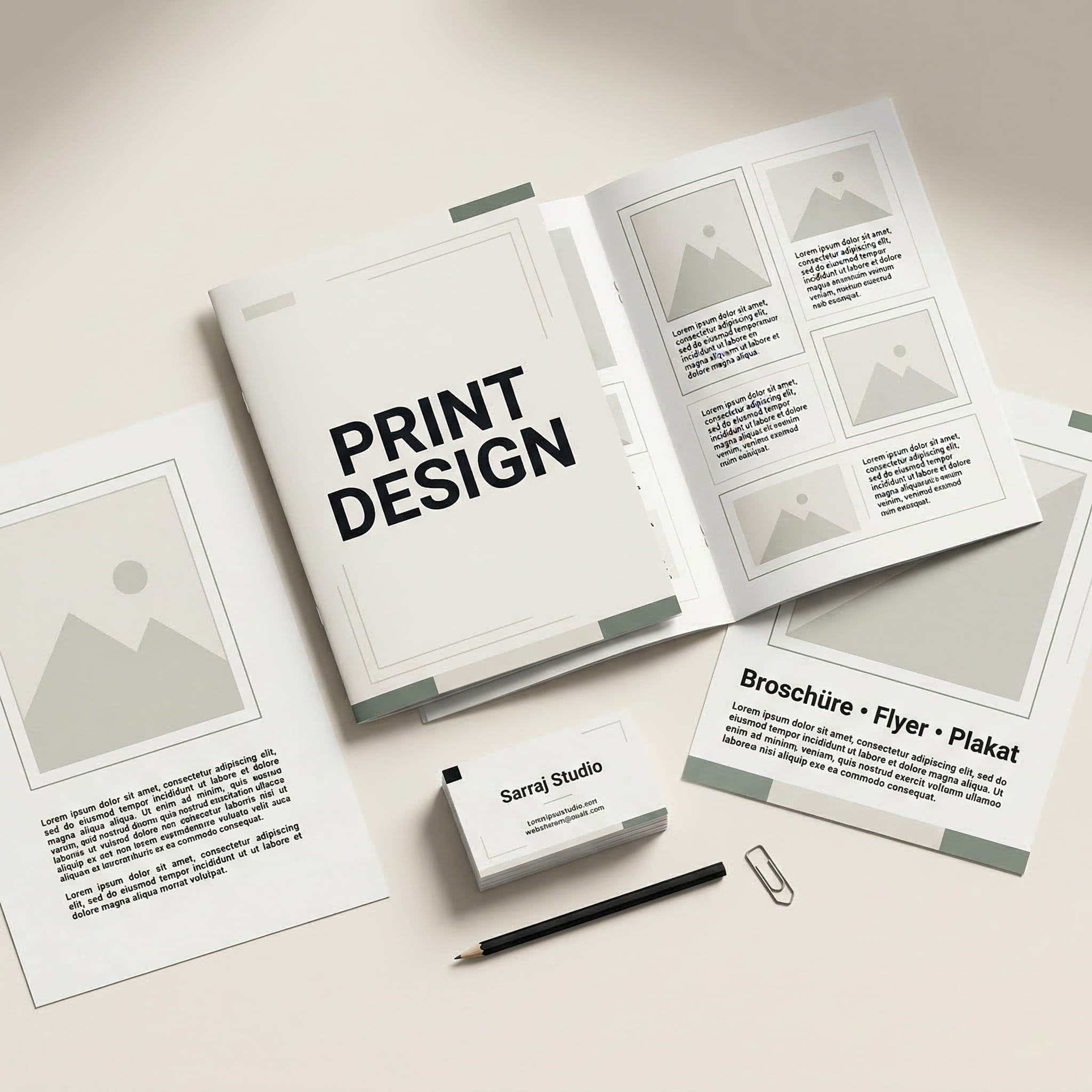 Sarraj Studio Grafik Design Berlin Print